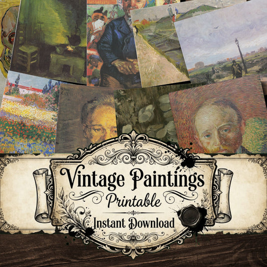 Vincent Willem Van Gogh Vintage Paintings