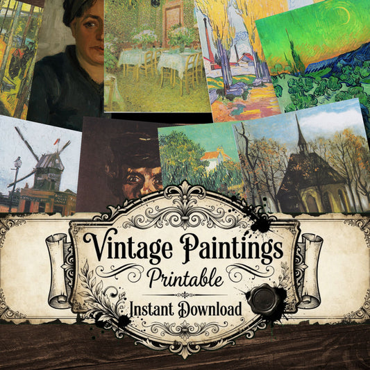 Vincent Willem Van Gogh Vintage Paintings