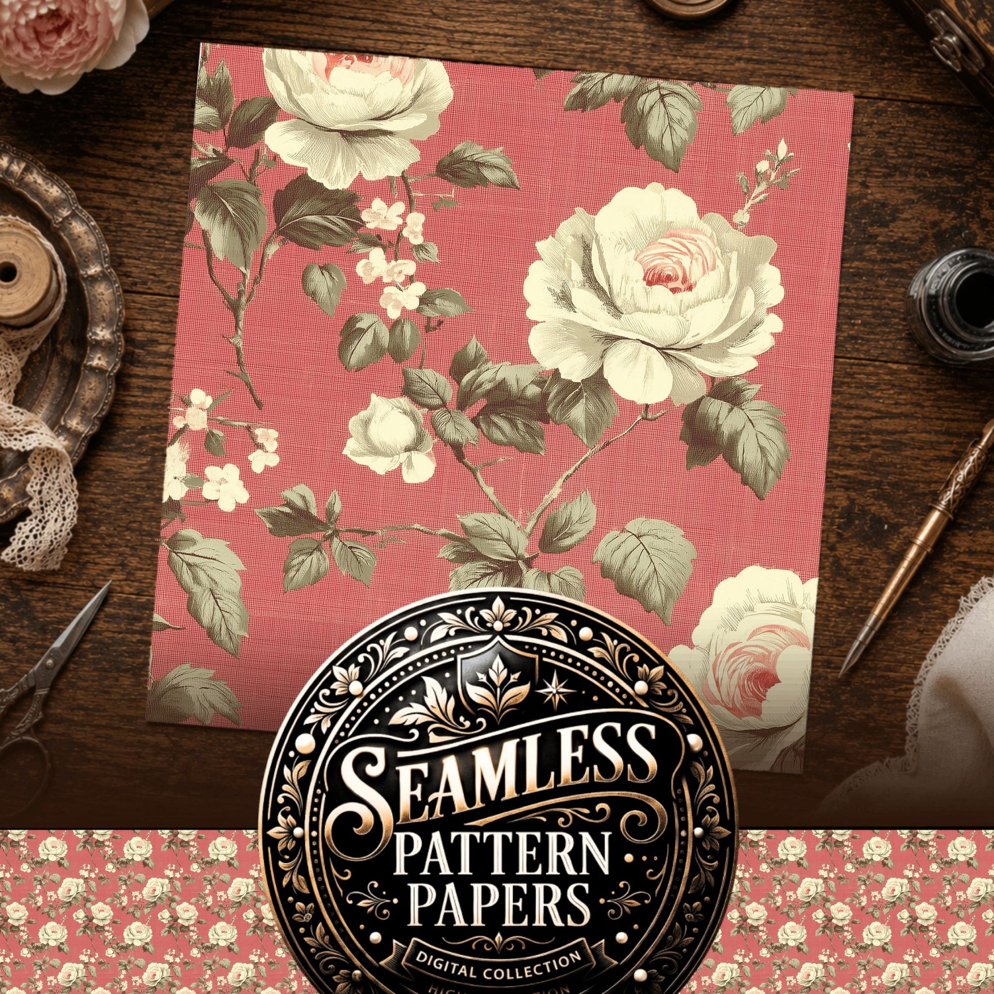 Vintage Floral Seamless Pattern
