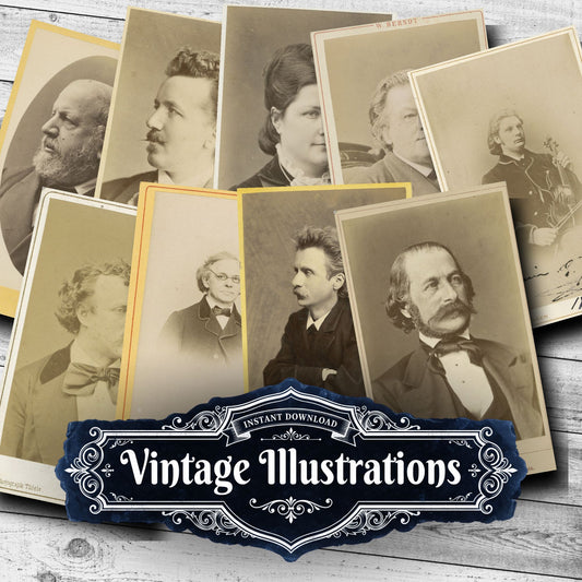 Vintage Portraits Vintage Prints
