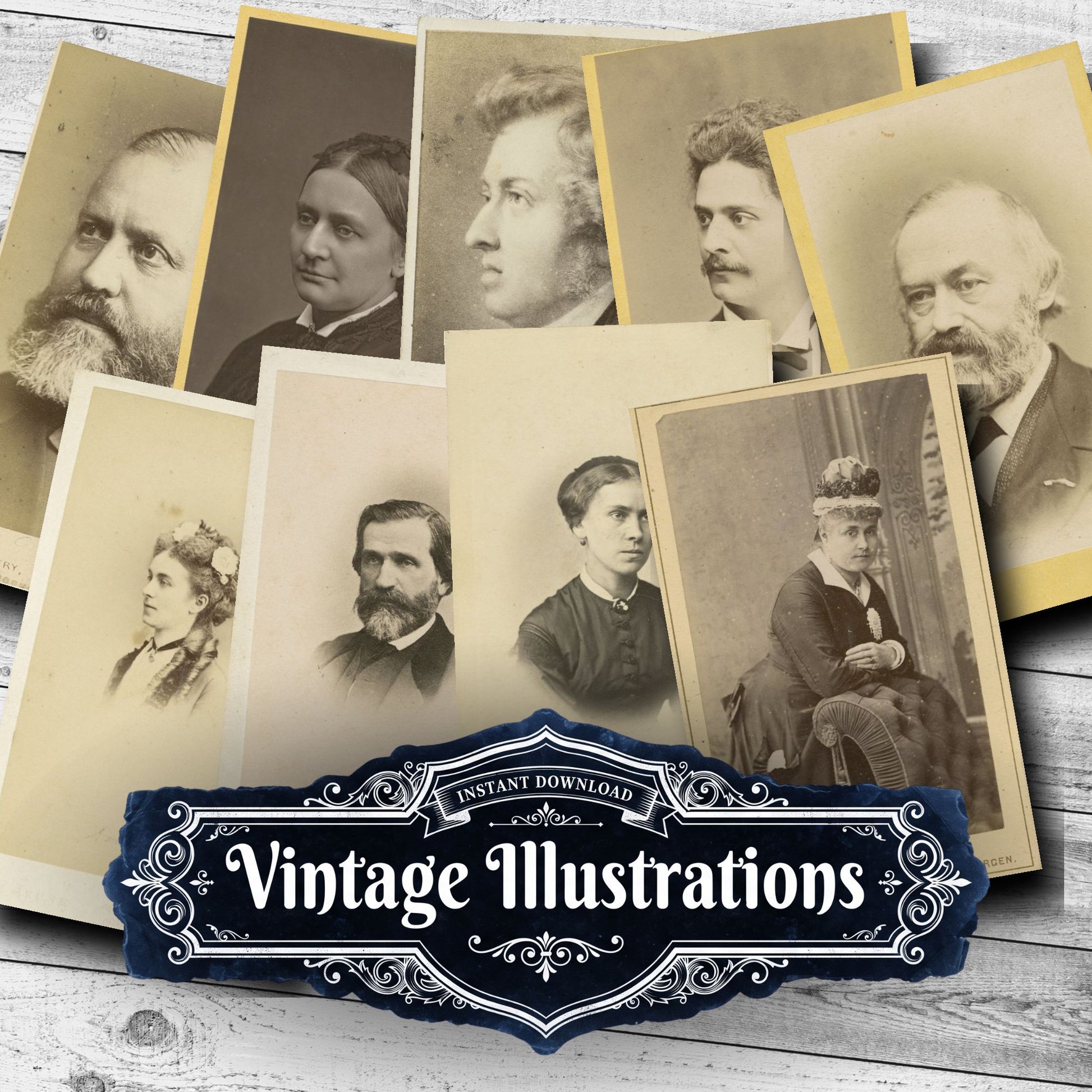 Vintage Portraits Vintage Prints