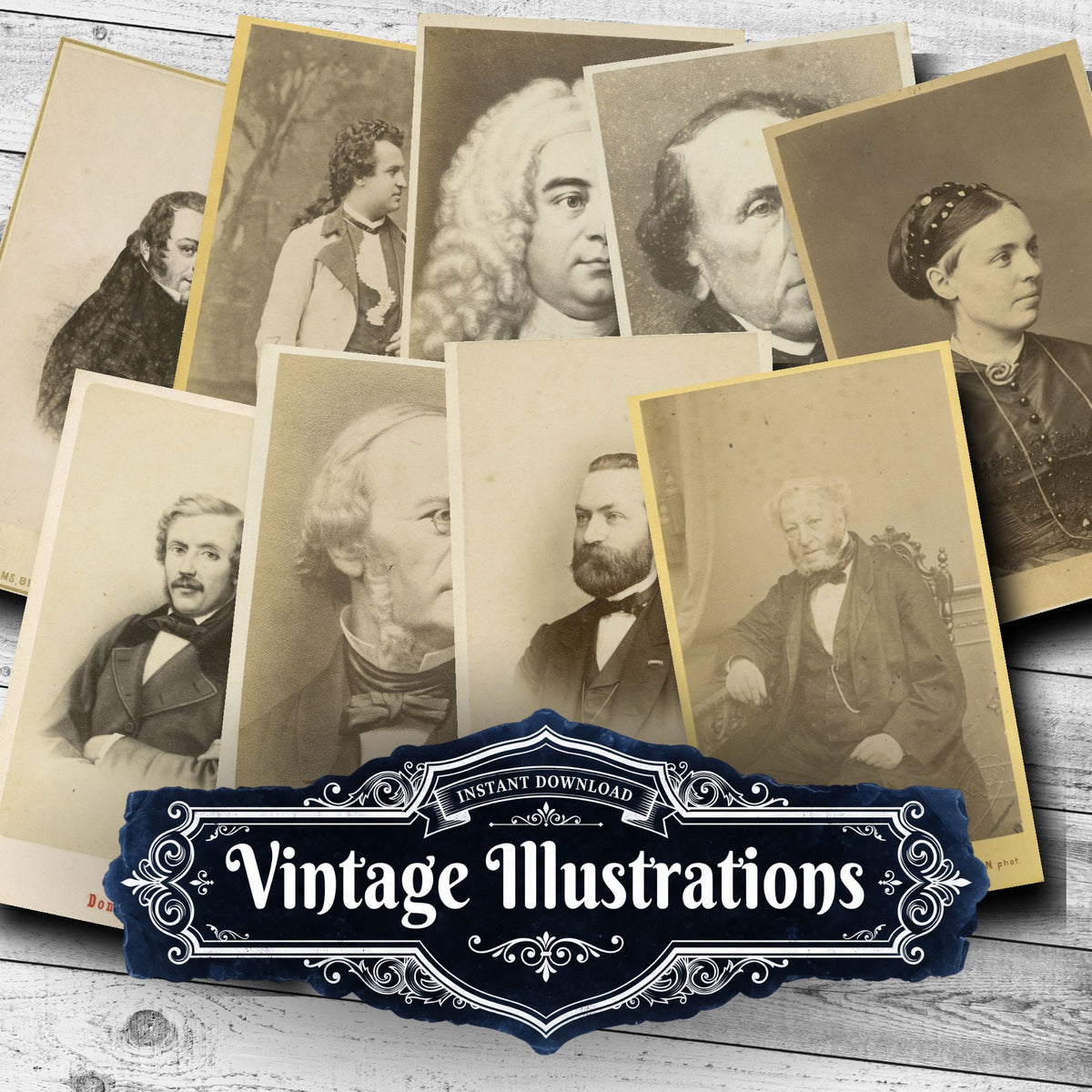 Vintage Portraits Vintage Prints