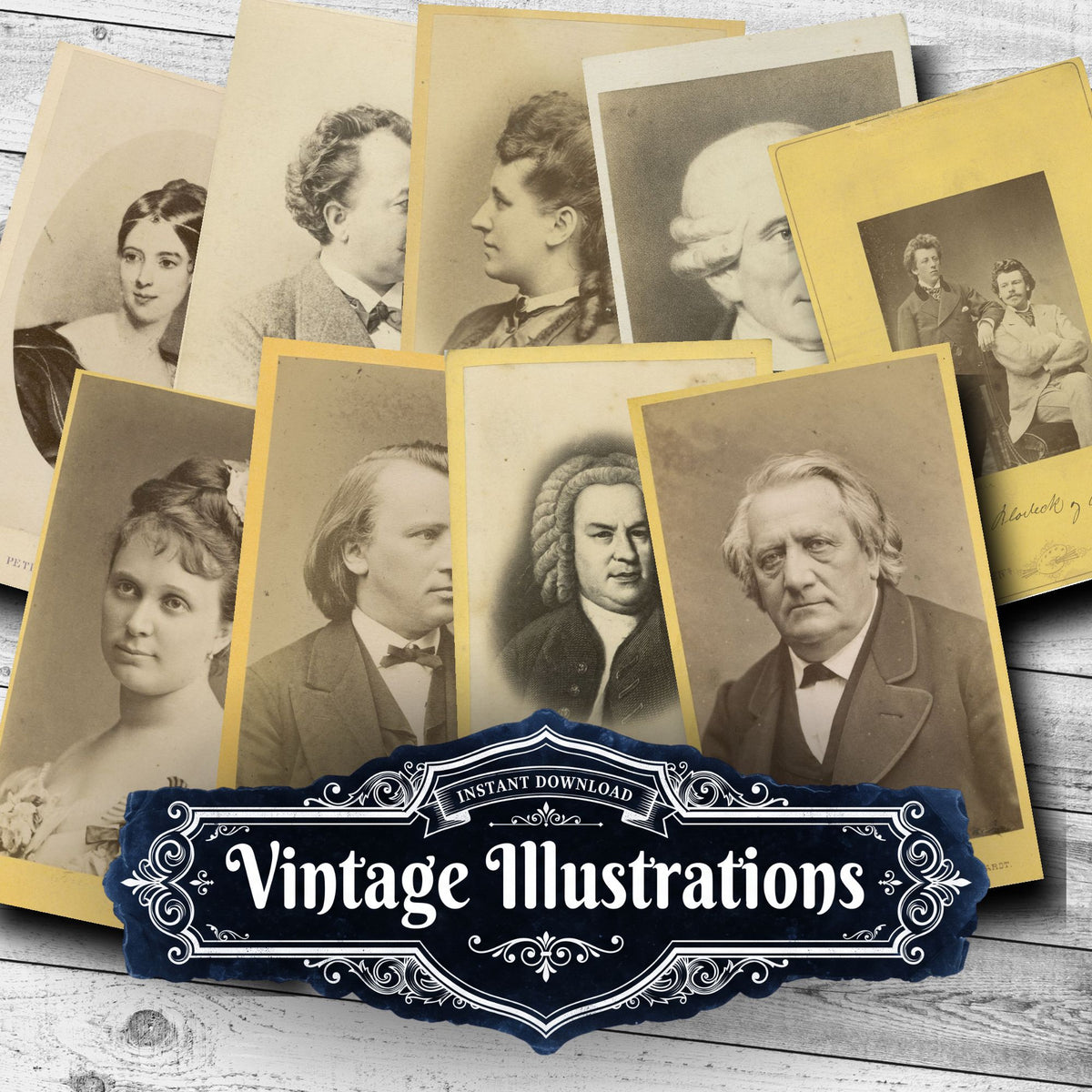 Vintage Portraits Vintage Prints