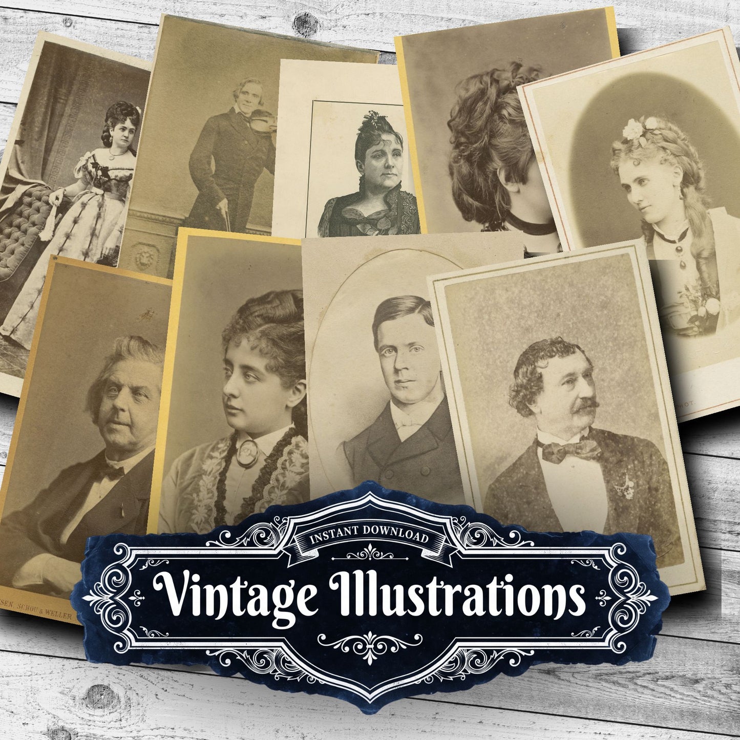 Vintage Portraits Vintage Prints
