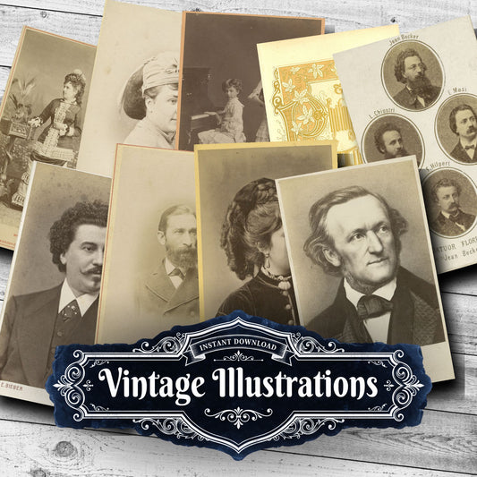 Vintage Portraits Vintage Prints