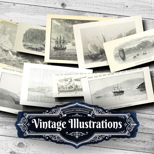 Vintage Ships Vintage Prints