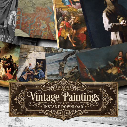Wall Art Vintage Paintings