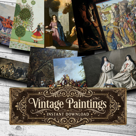 Wall Art Vintage Paintings