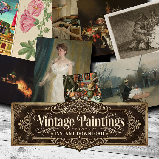 Wall Art Vintage Paintings