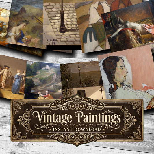 Wall Art Vintage Paintings