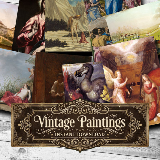 Wall Art Vintage Paintings