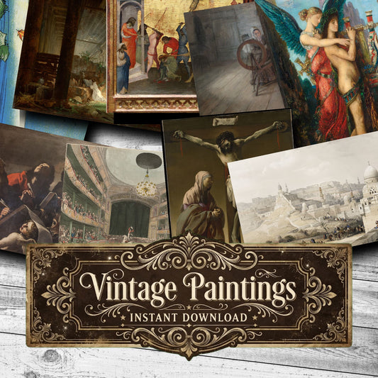 Wall Art Vintage Paintings