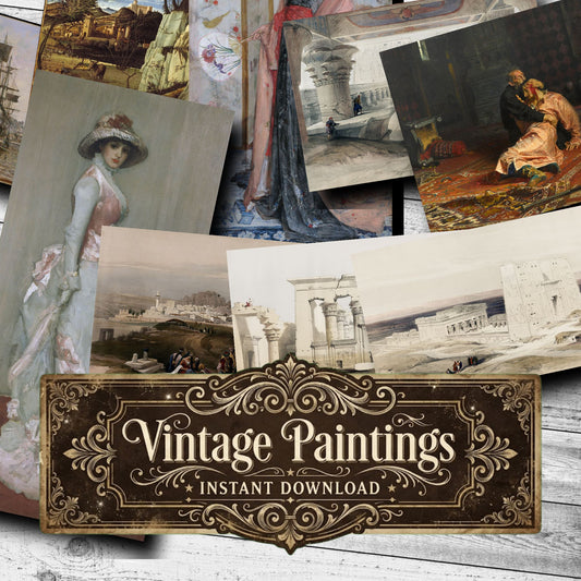 Wall Art Vintage Paintings