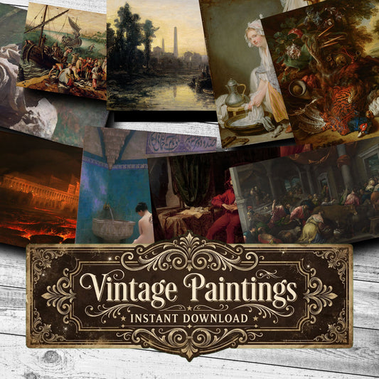 Wall Art Vintage Paintings