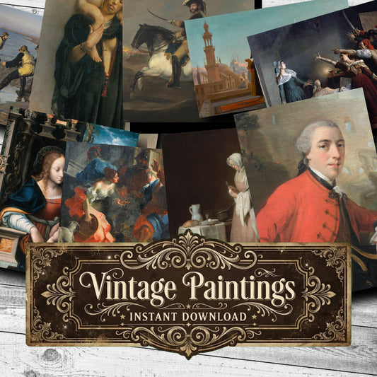 Wall Art Vintage Paintings