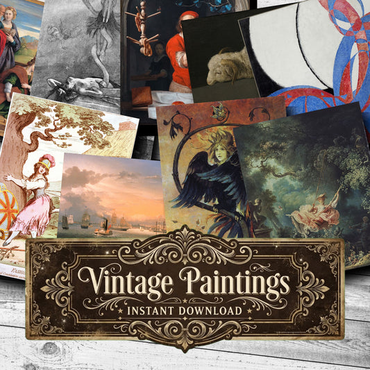 Wall Art Vintage Paintings