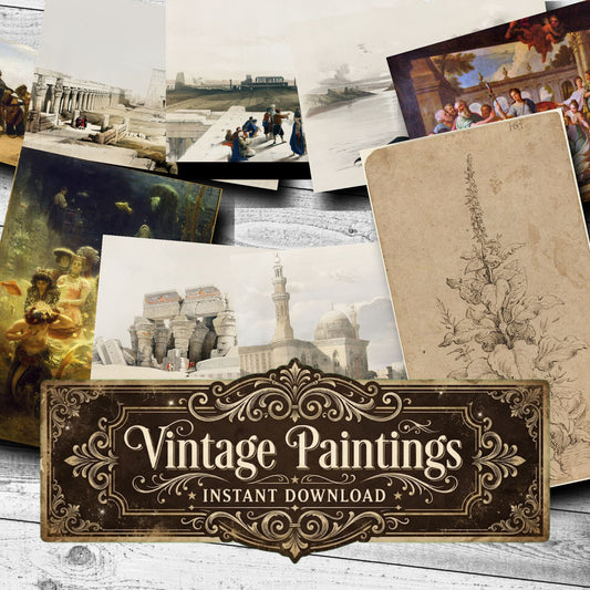 Wall Art Vintage Paintings