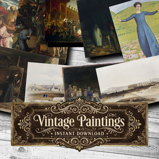 Wall Art Vintage Paintings