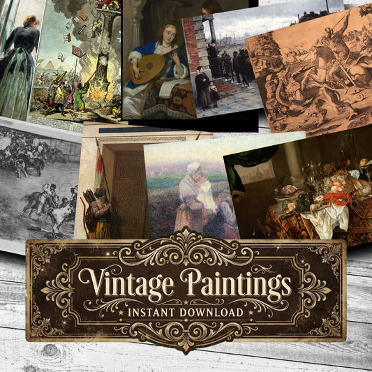 Wall Art Vintage Paintings