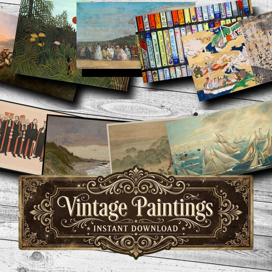 Wall Art Vintage Paintings