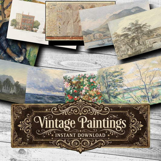 Wall Art Vintage Paintings