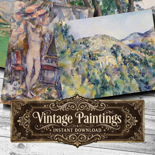 Wall Art Vintage Paintings