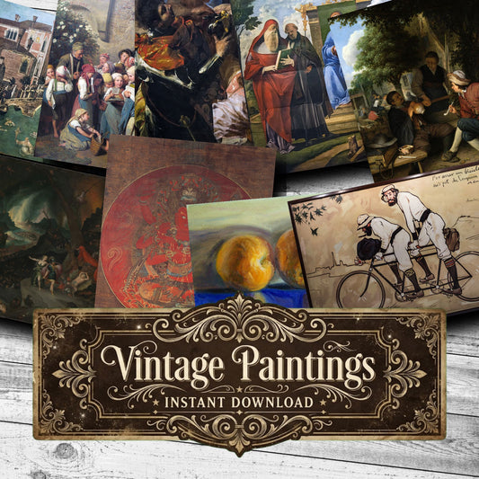 Wall Art Vintage Paintings