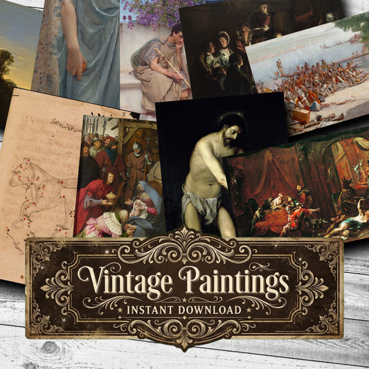 Wall Art Vintage Paintings
