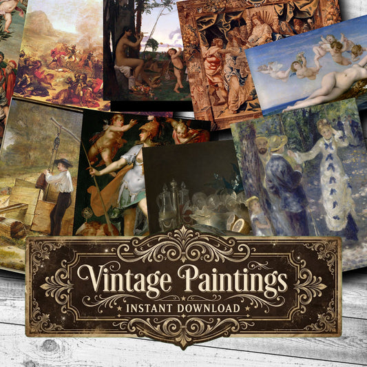 Wall Art Vintage Paintings