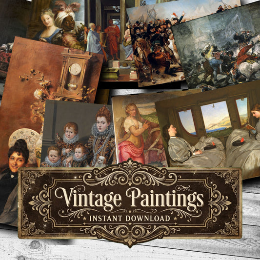Wall Art Vintage Paintings