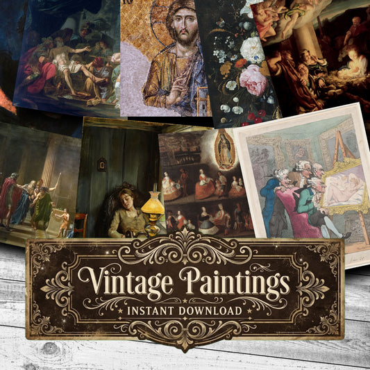 Wall Art Vintage Paintings