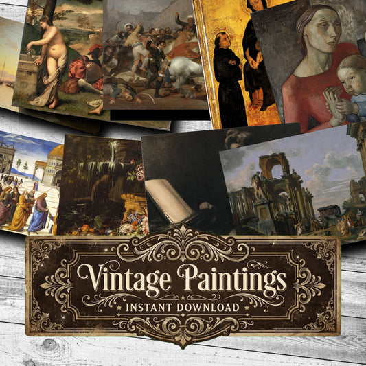 Wall Art Vintage Paintings