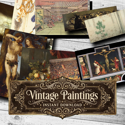 Wall Art Vintage Paintings