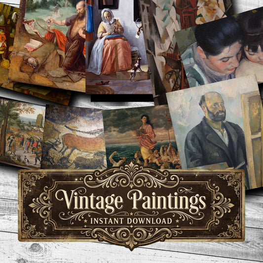 Wall Art Vintage Paintings