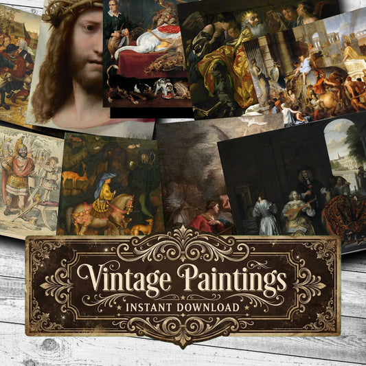 Wall Art Vintage Paintings