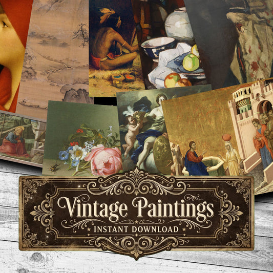 Wall Art Vintage Paintings