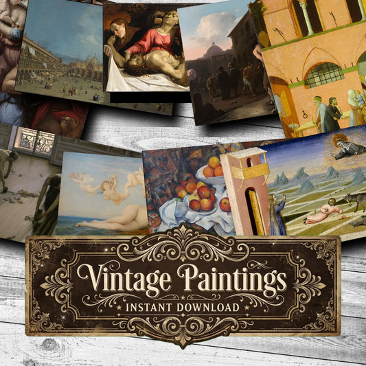 Wall Art Vintage Paintings