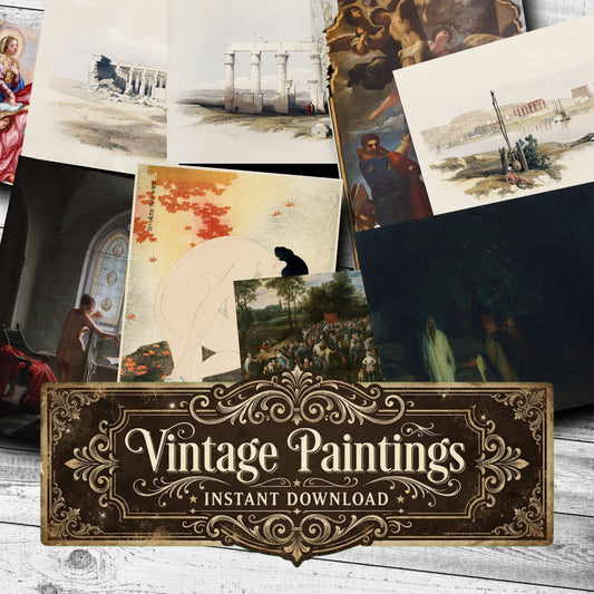 Wall Art Vintage Paintings
