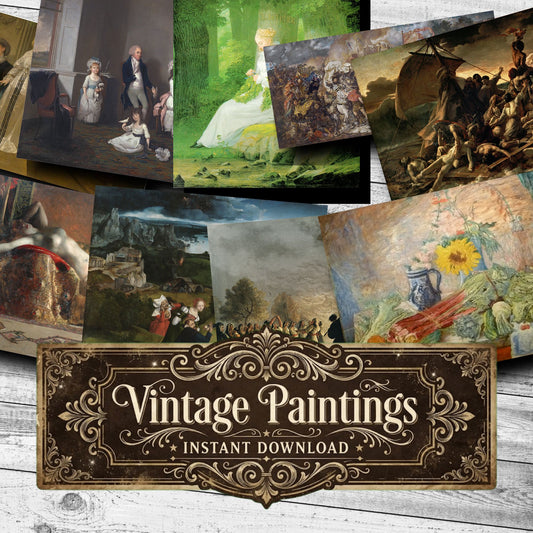 Wall Art Vintage Paintings