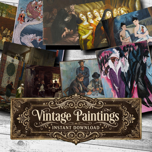Wall Art Vintage Paintings