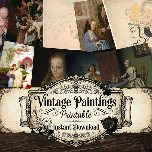 Wall Art Vintage Paintings