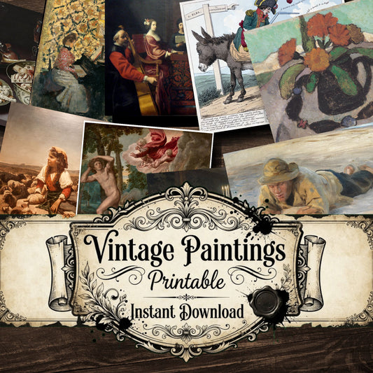 Wall Art Vintage Paintings