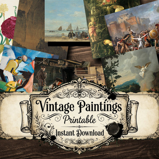 Wall Art Vintage Paintings