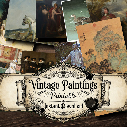 Wall Art Vintage Paintings