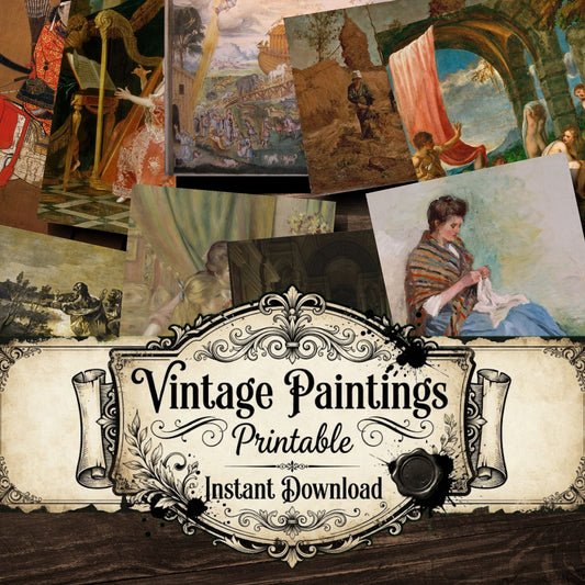 Wall Art Vintage Paintings