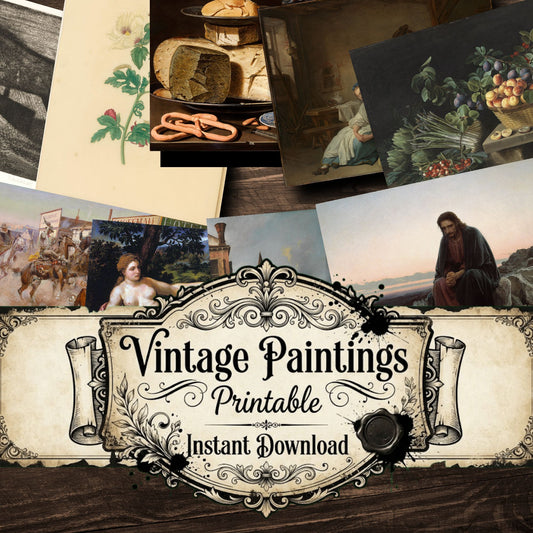 Wall Art Vintage Paintings