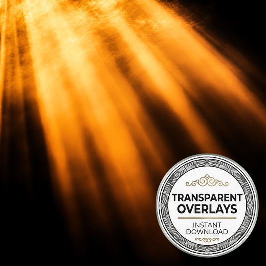 Warm Amber Light Transparent Overlay Pngs