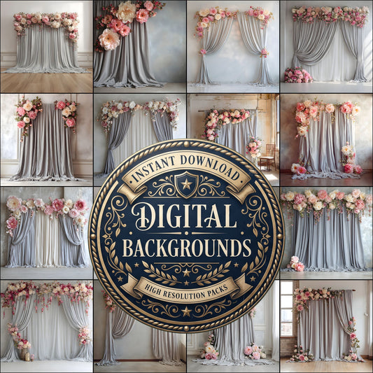 Wedding Draped Backdrop Images