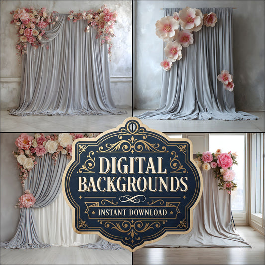 Wedding Draped Backdrop Images