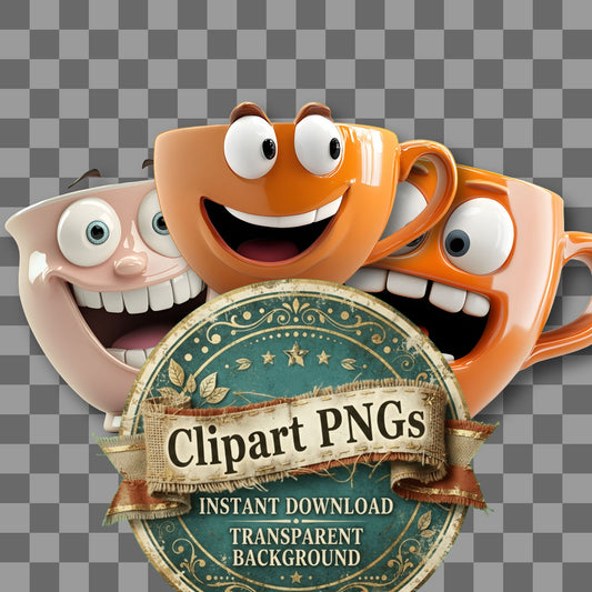 Whistling Teacup Clipart Pngs